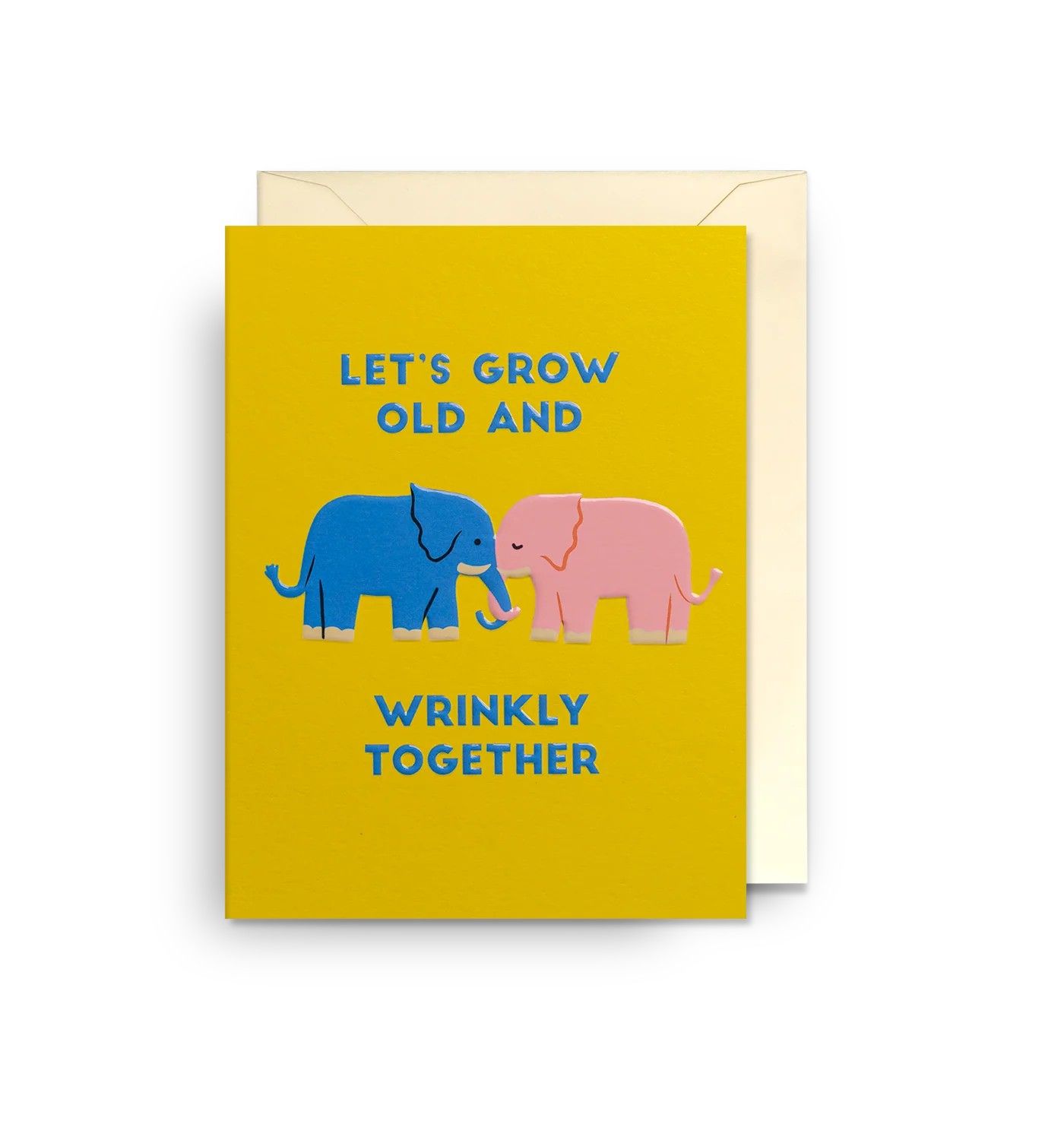 Pikkukortti Lagom -  Let's Grow Old and Wrinkly Together