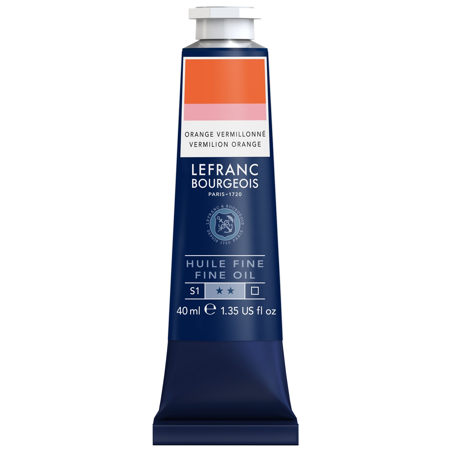 LB Fine Oil 40ml 697 Vermillion Orange, öljyväri