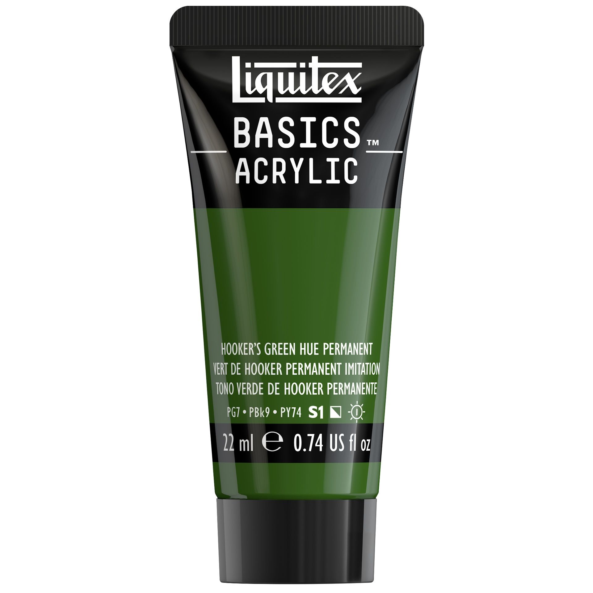 Liquitex Basics 22 ml  224 HOOKERS GREEN H PERM