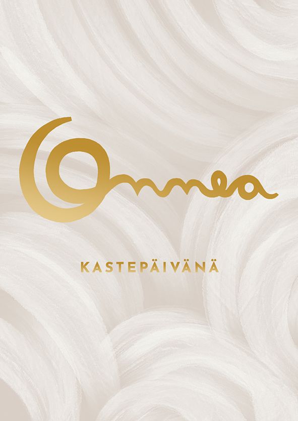 2-osainen kortti Putinki Letters - Kaste