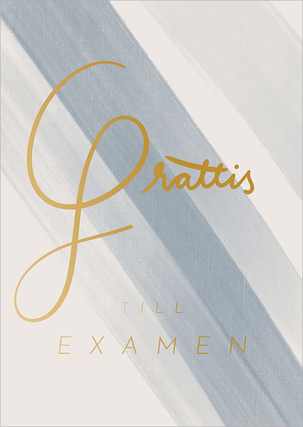 2-osainen kortti Putinki Letters - Grattis till examen