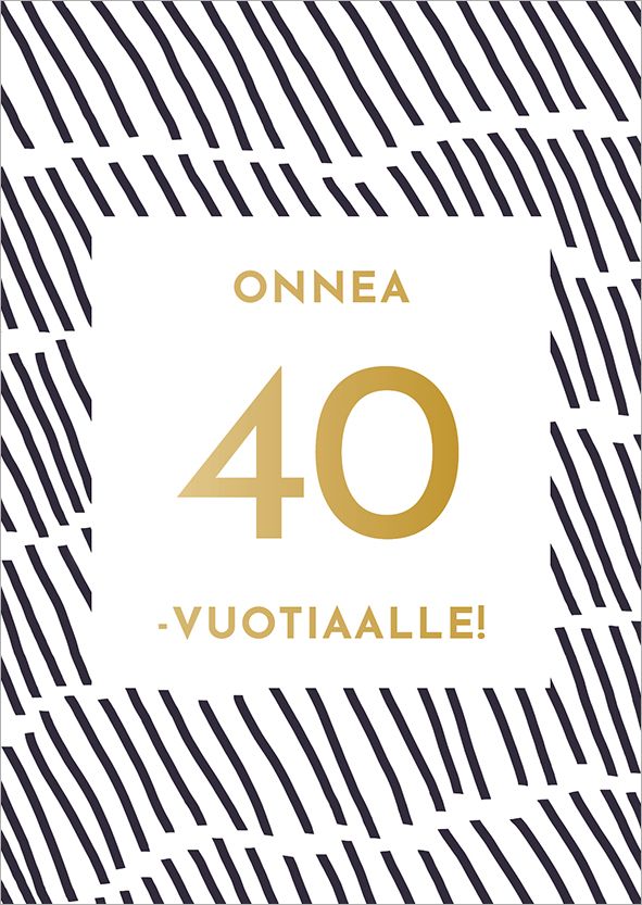 2-osainen kortti Putinki Moments - 40v. Ikävuosikortti