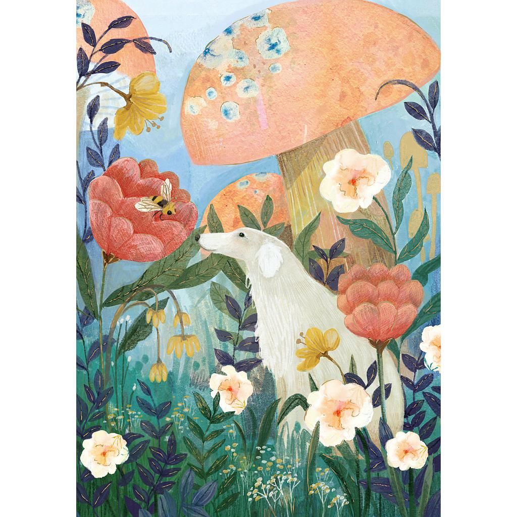 2-osainen kortti Roger la Borde - Dreamland dog