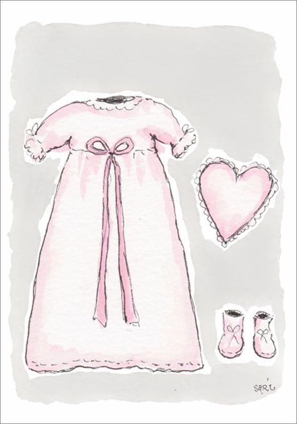 2-osainen kortti Sari's Artwork - Vaaleanpunainen kaste