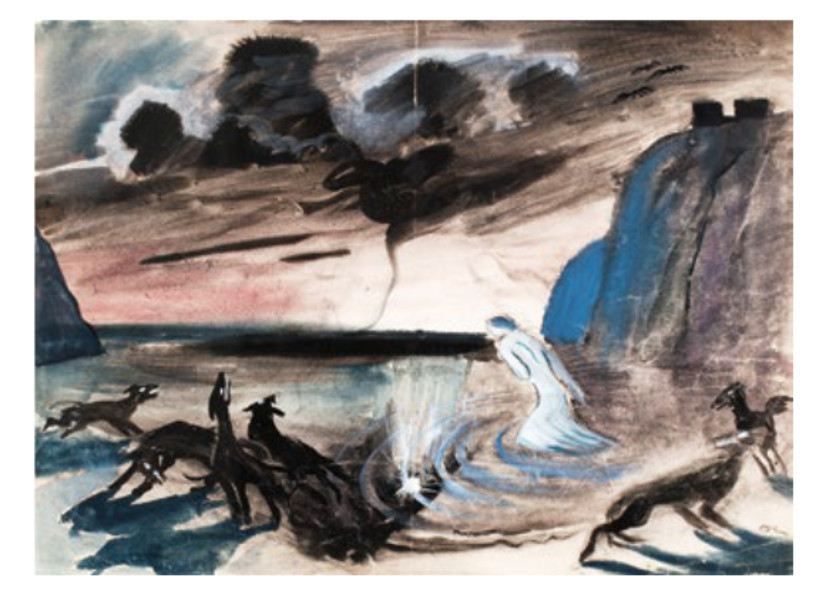 2-osainen kortti Tove Jansson - Talviyön sudet