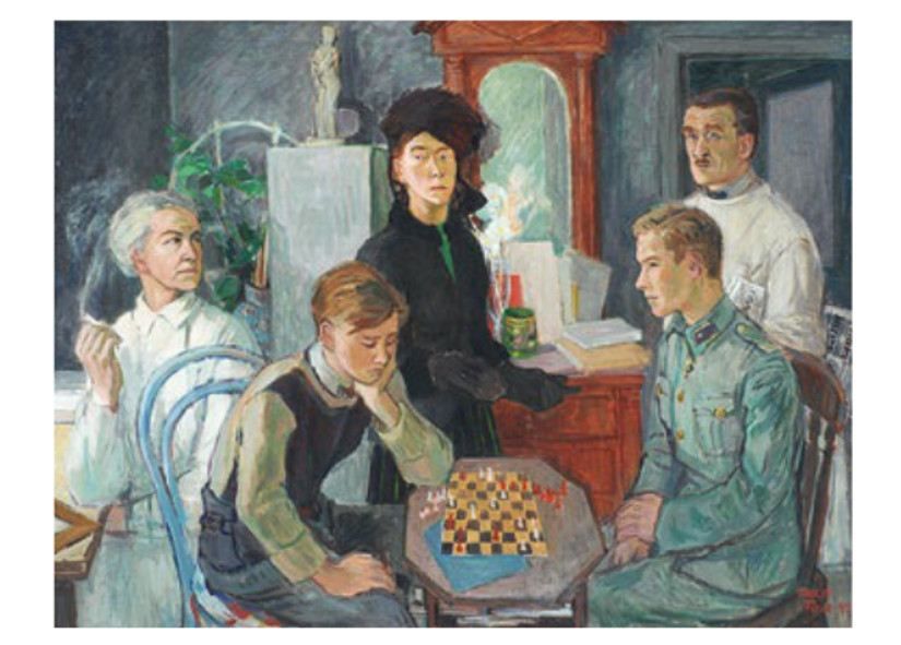 2-osainen kortti Tove Jansson - Perhe