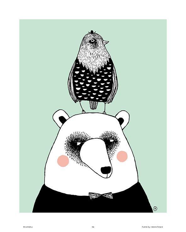 Juliste Putinki Mira Mallius 24x30cm - Me