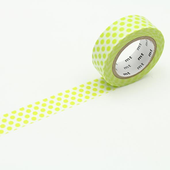 MT masking tape - dot lime