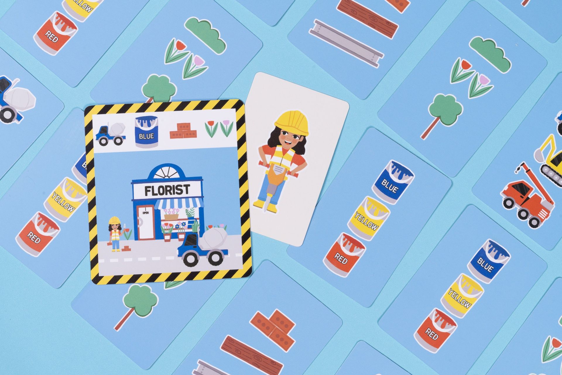 Korttipeli Professor Puzzle - Little Builders Game