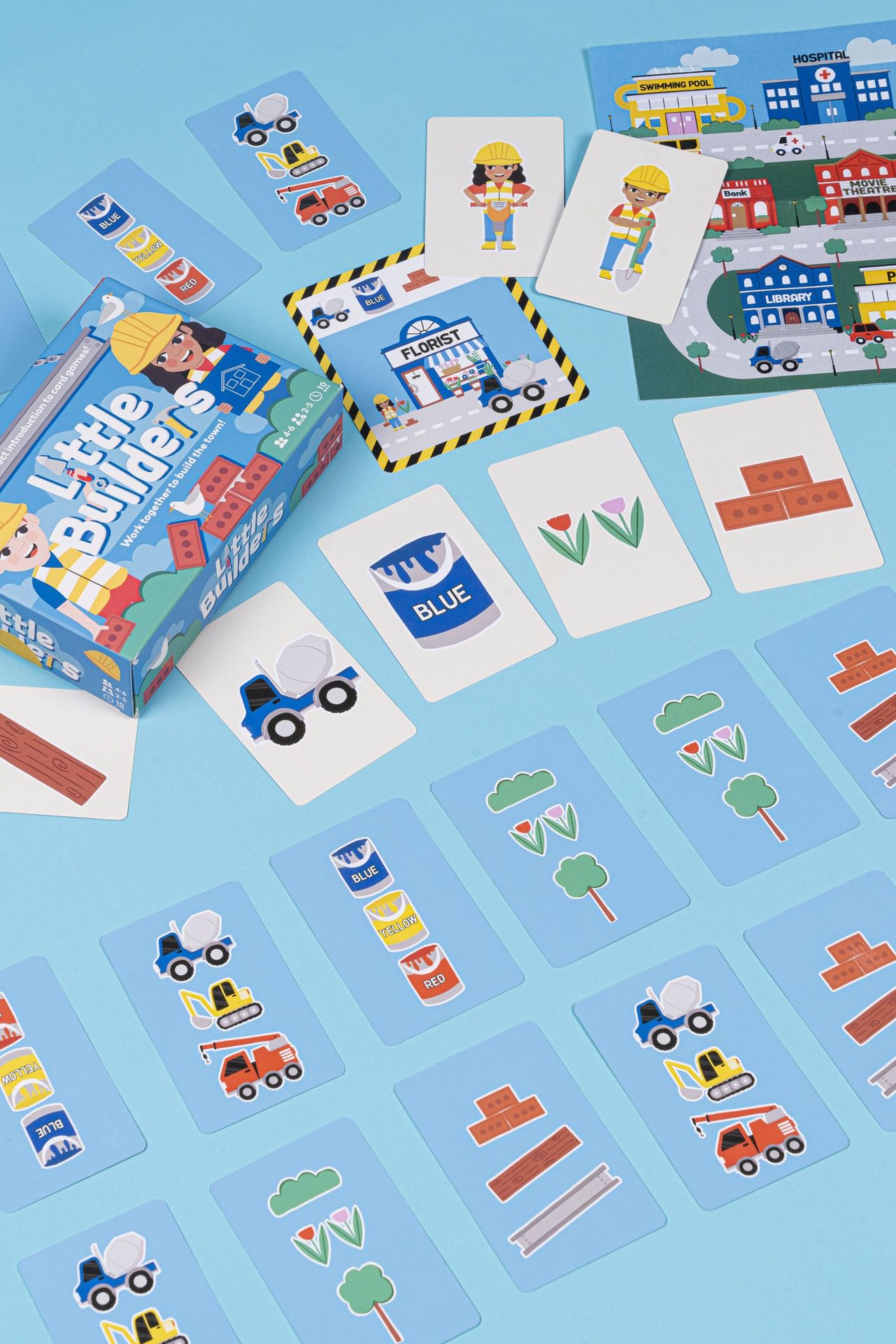 Korttipeli Professor Puzzle - Little Builders Game