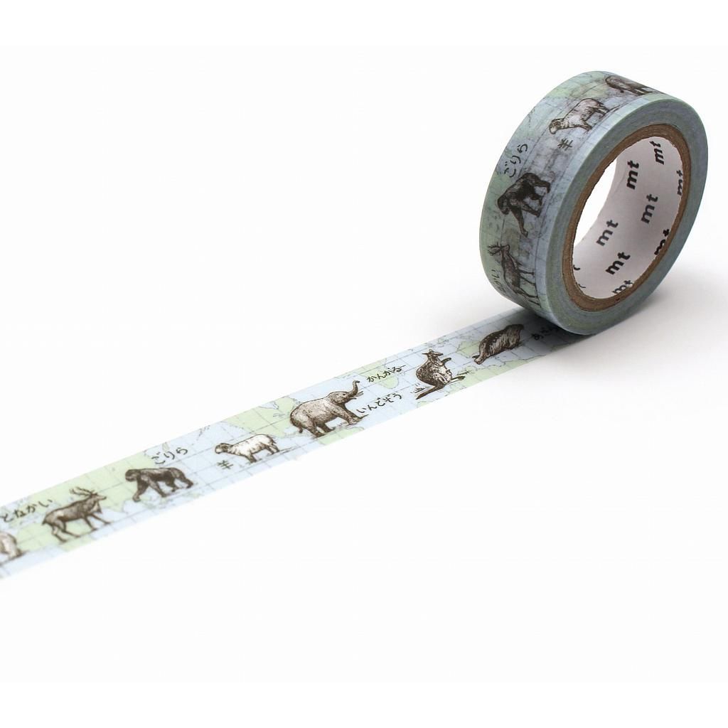 MT masking tape - world animals