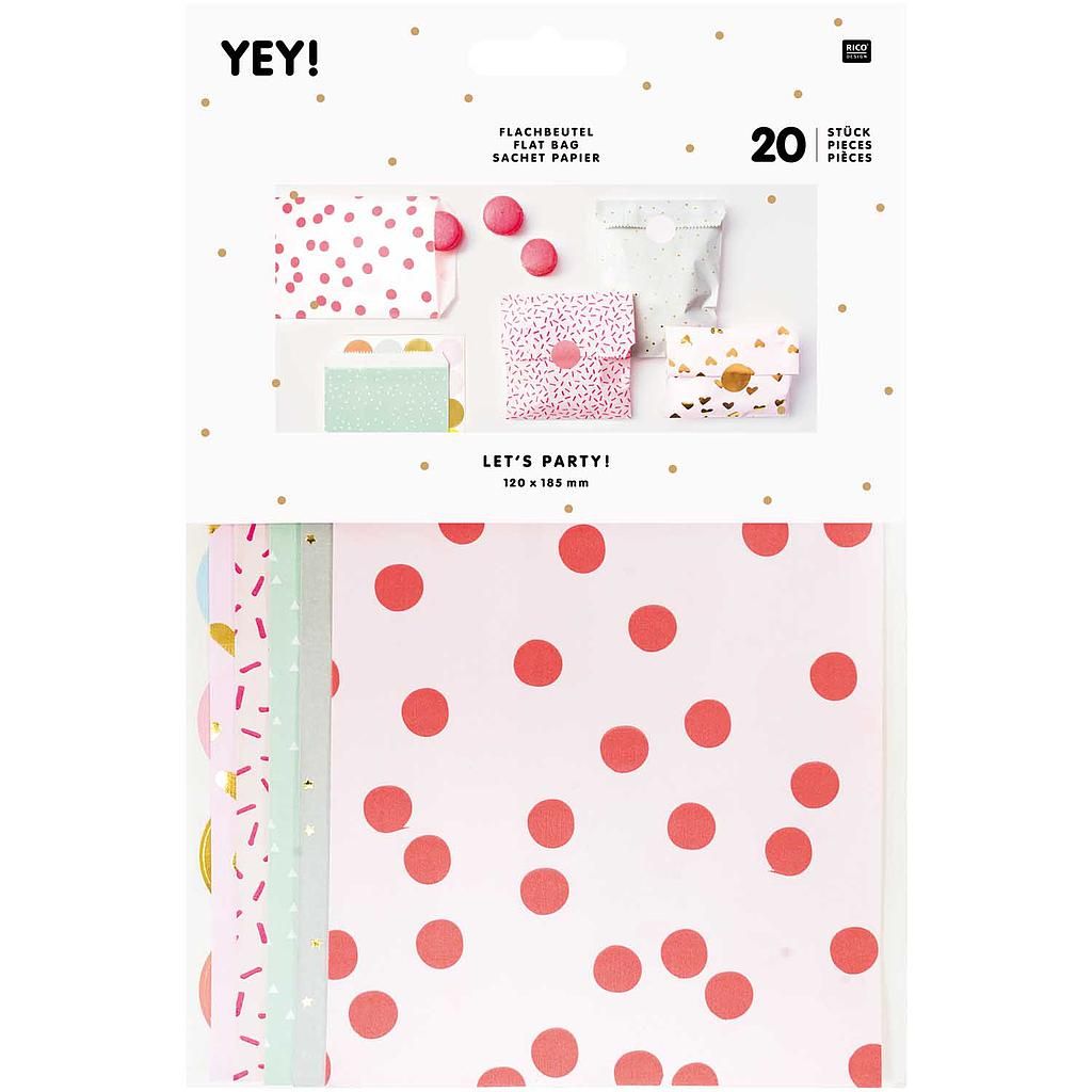 Paperipussit Paper Poetry - Design Mix Punainen