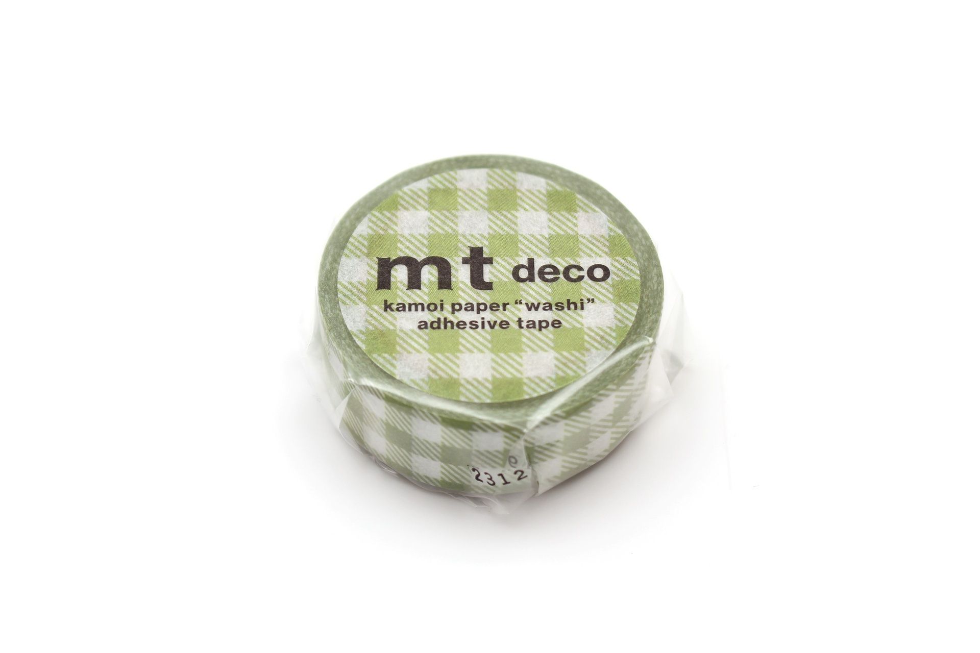 MT masking tape - Checkered Moss Green