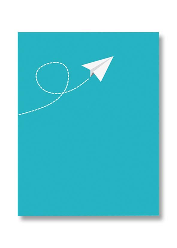 Pikkukortti The Art File - Paperilennokki