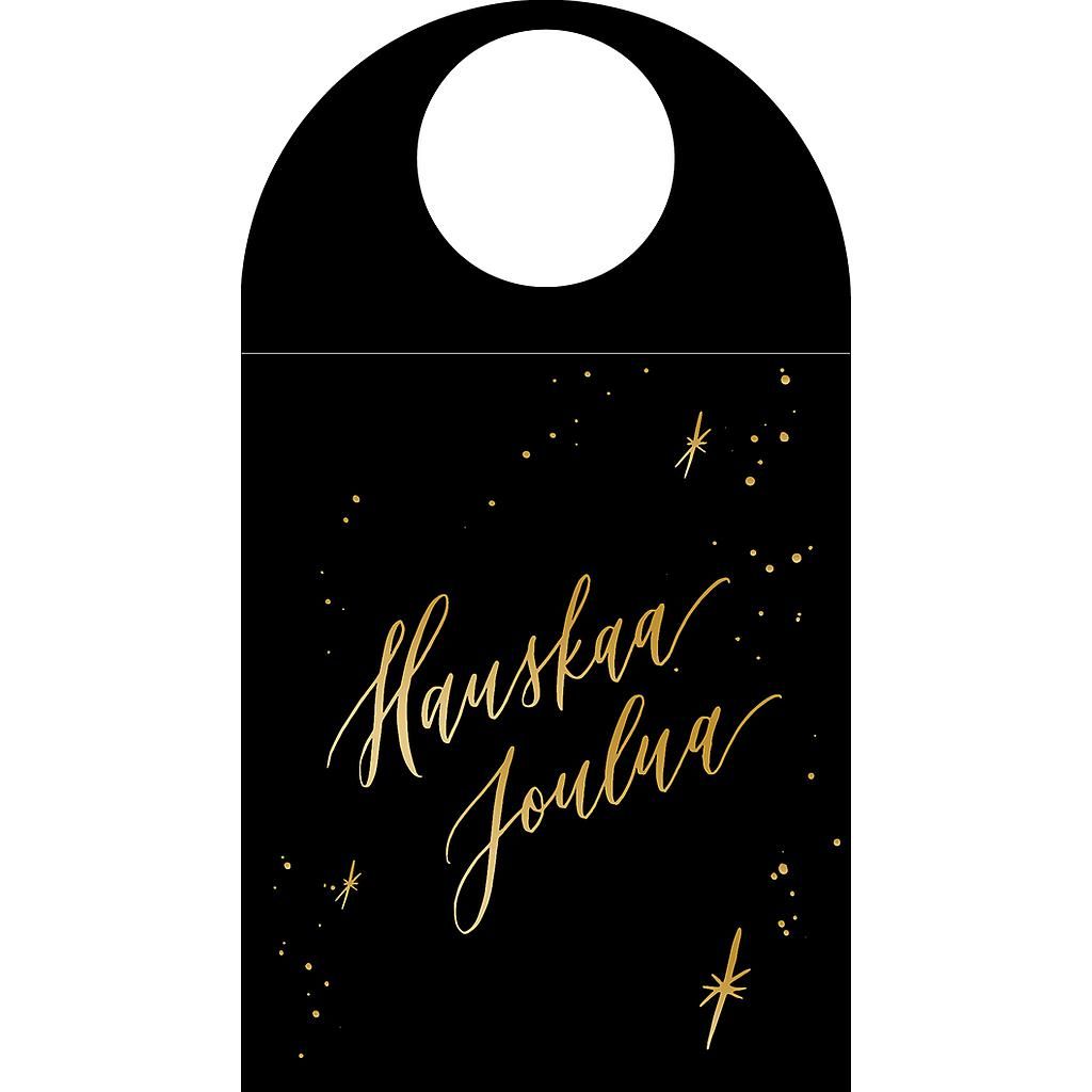 Pullokortti joulu - Hauskaa joulua, musta