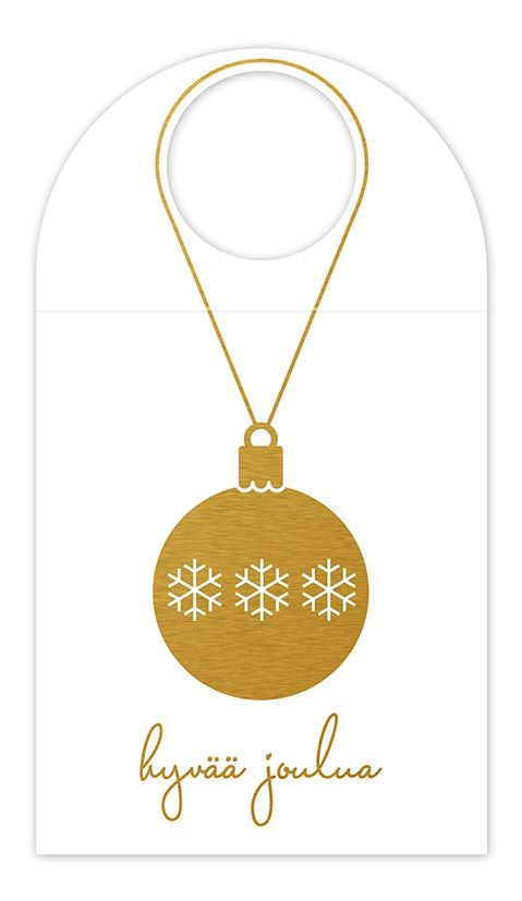 Pullokortti joulu - Hyvää joulua