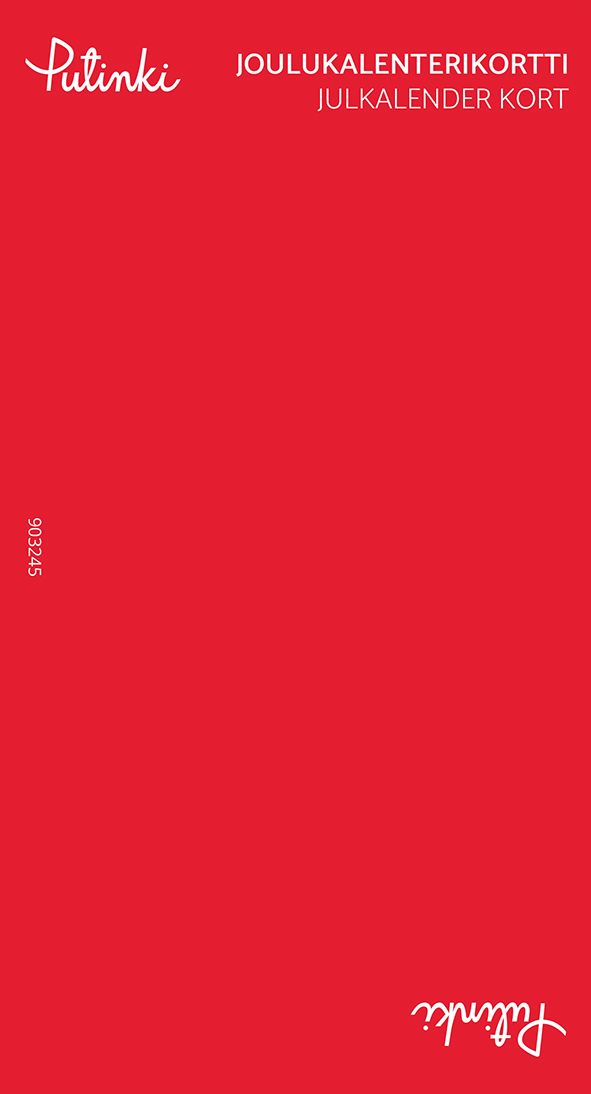 RIVIOPASTE JOULUKALENTERIKORTTI