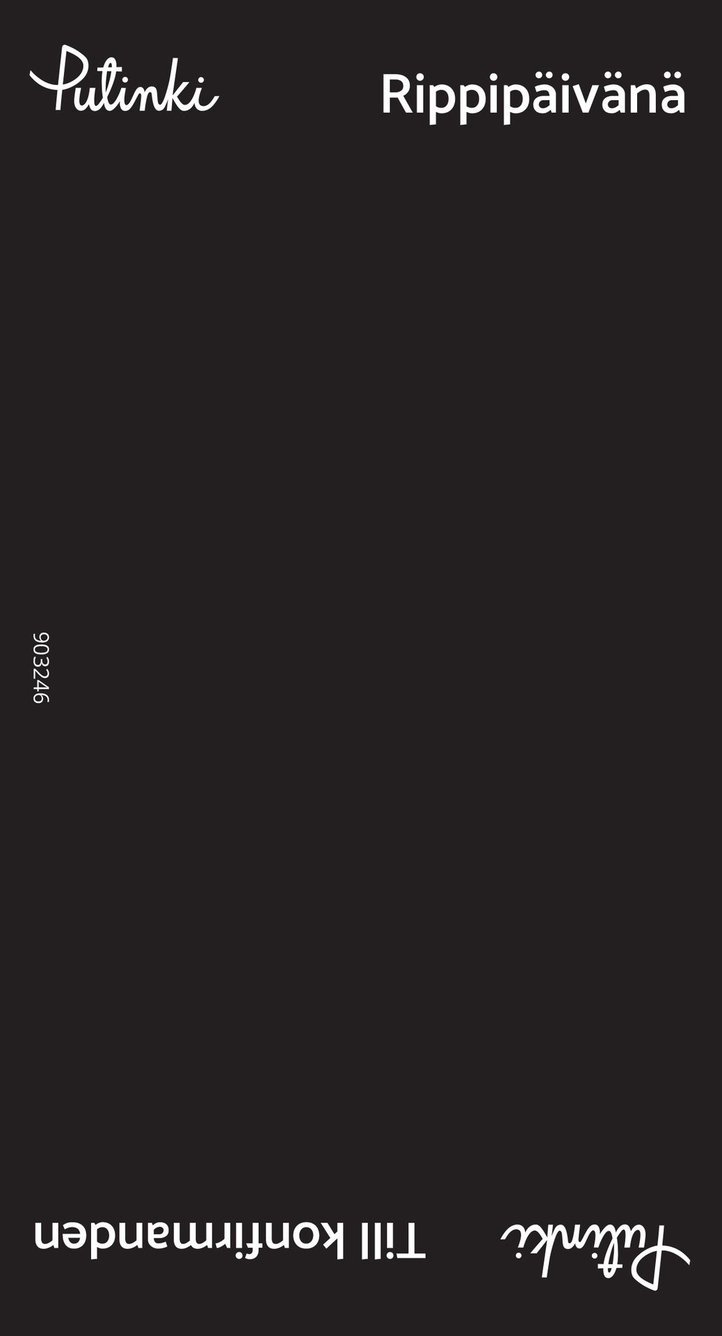 RIVIOPASTE RIPPIPÄIVÄ / TILL KONFIRMANDEN