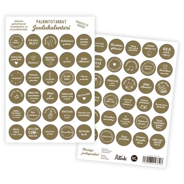 Joulutarrat Putinki Viivi Lehto - Joulukalenteri