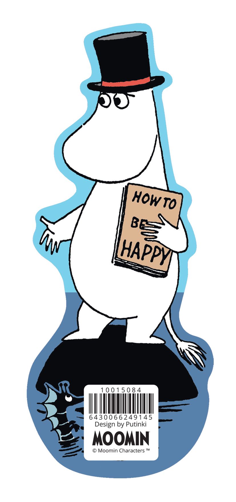 Kirjanmerkki Putinki Muumi - Muumipappa How to be Happy