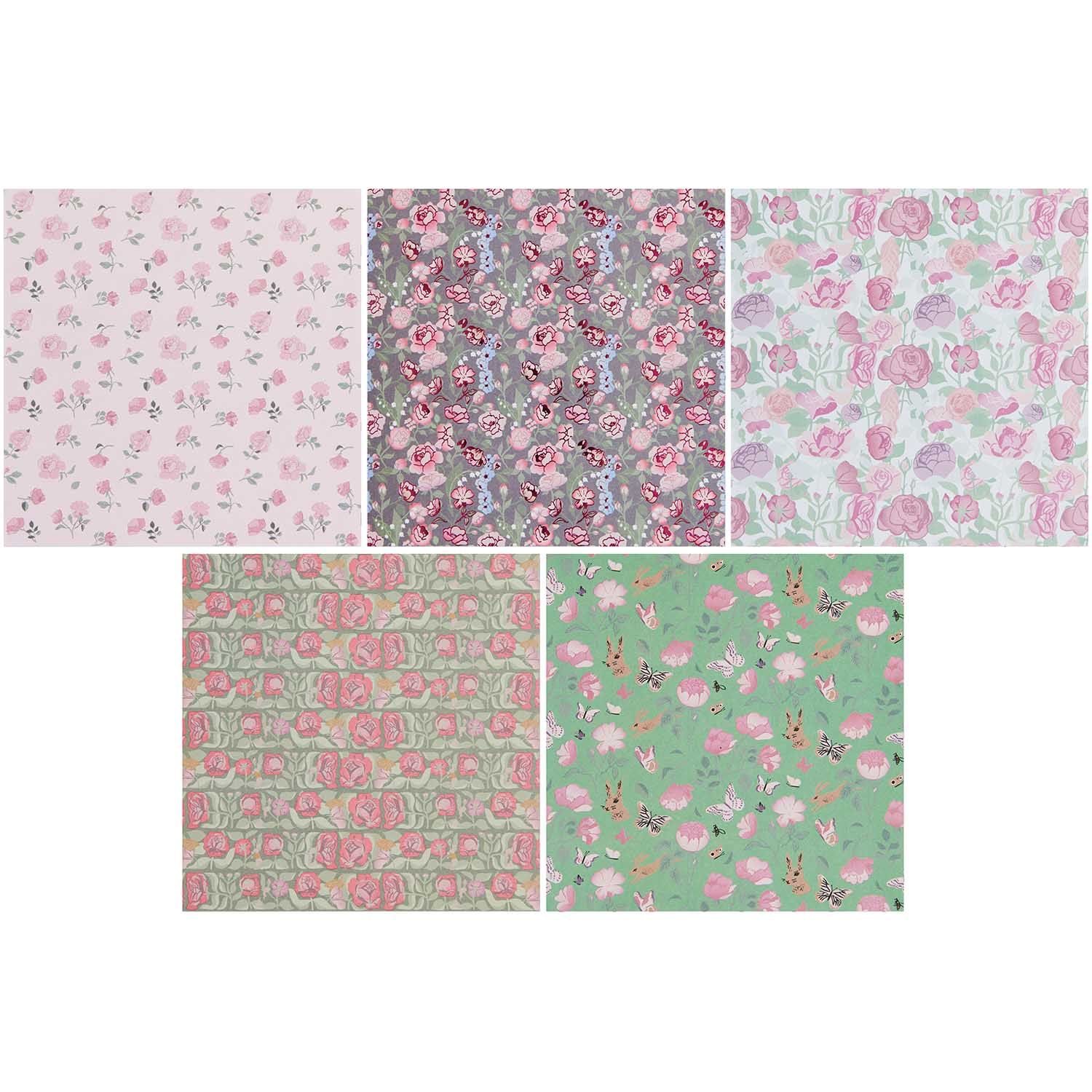 Origamipaperi 50 kpl Rico Design - La Vie en Rose