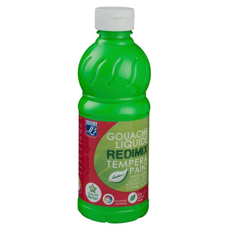 LB Redimix 500ml 563 (012) Brilliant green (1), 500ml valmisväri kirkkaanvihreä