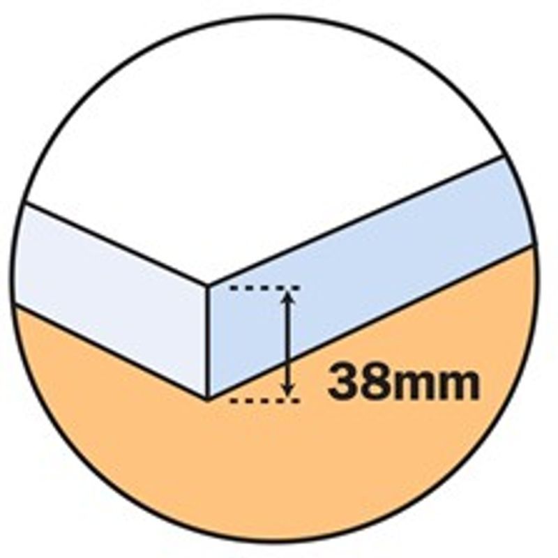 P. PINKO DEEPEDGE 20x50cm Maalauspohja 38mm, 100% puuvilla 300g (360)