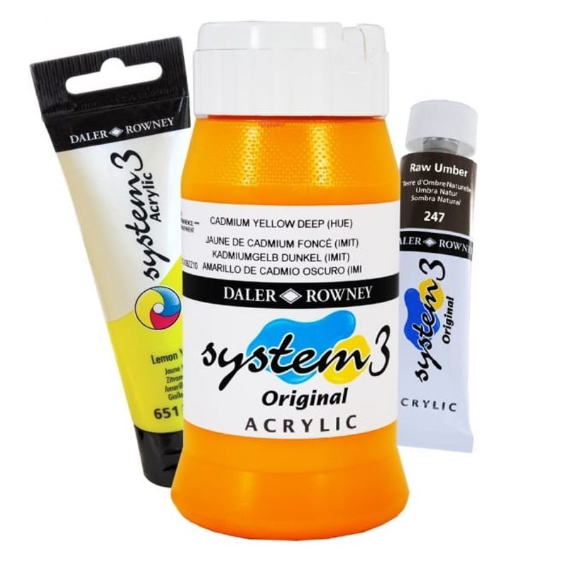 DR System 3 acrylic 150ml 513 Crimson