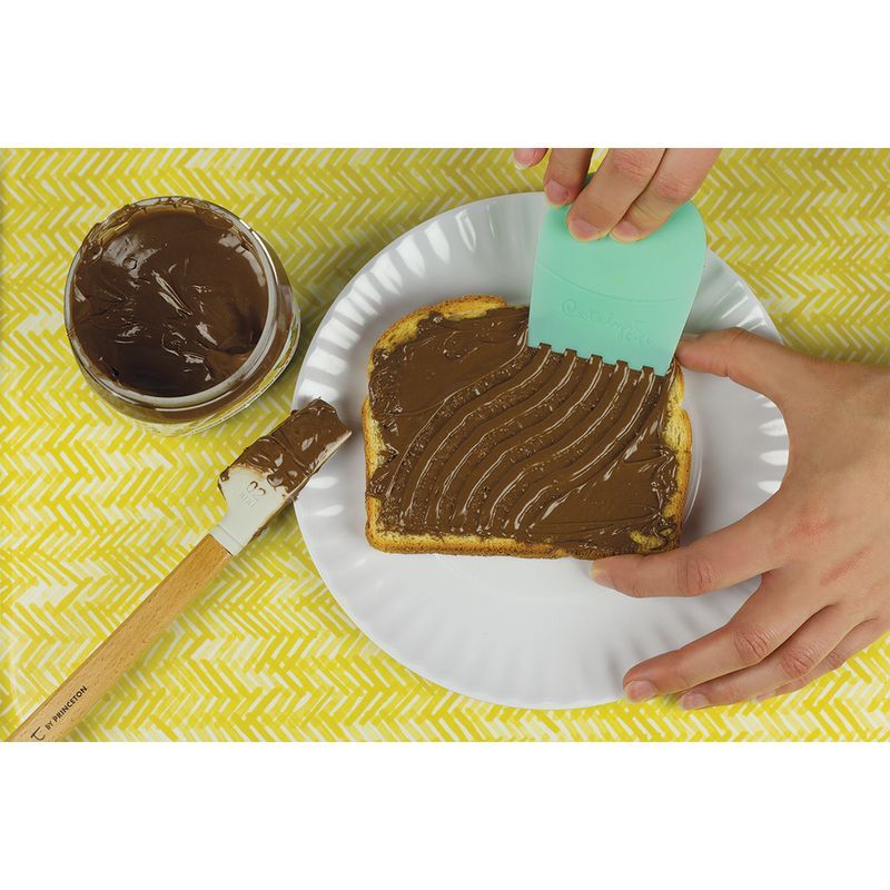 Princeton Contour kuviointikampa No 23 Vihreä, nylonia