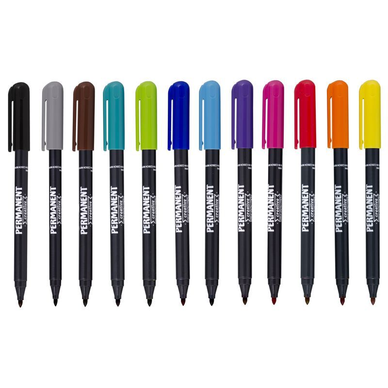 Centropen Creative Permanent 12, tussilajitelma, kärki  3,3mm.