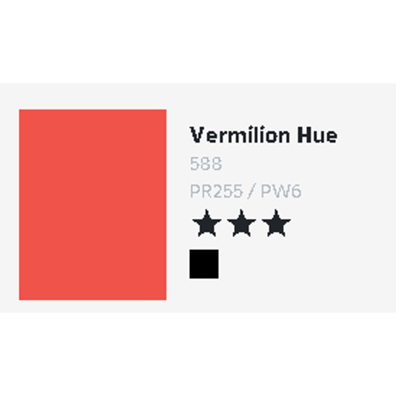 T DR Aquafine Gouache 588 15ml Vermilion Hue