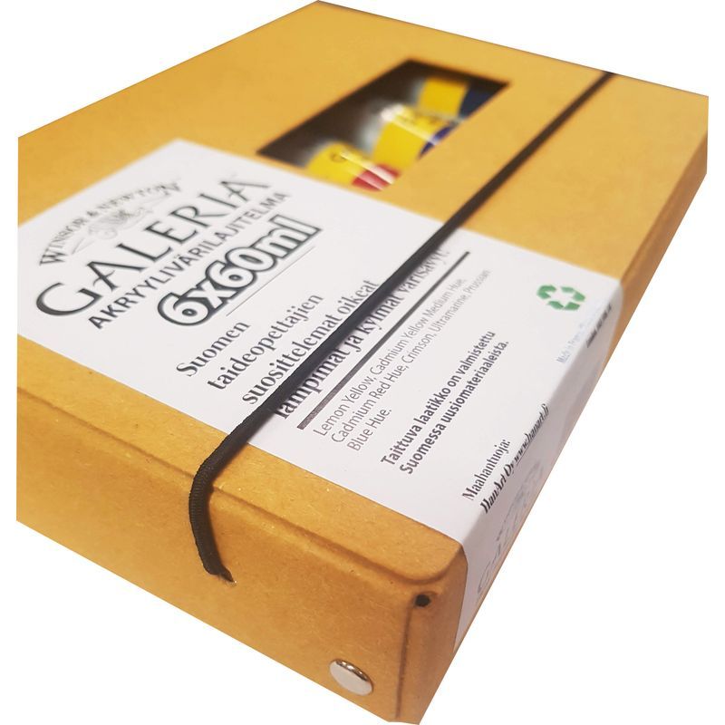WN Galeria 6x60ml - Suomen Värisävyt!, akryylivärilajitelma FIGA06