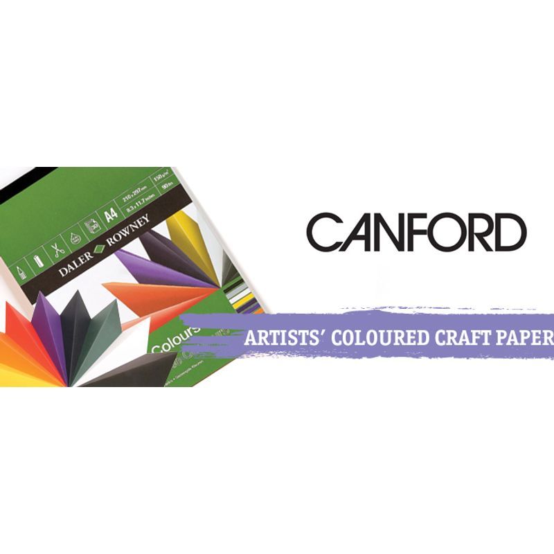 P. DR Canford black paper lehtiö 150g A4 (30), 30 sivua, mustat sivut