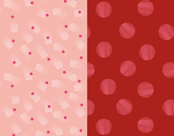 Lahjapaperirulla Putinki Moments - Vaaleanpunainen/Punainen