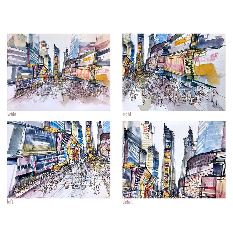 Derwent Line and Wash Paint Set