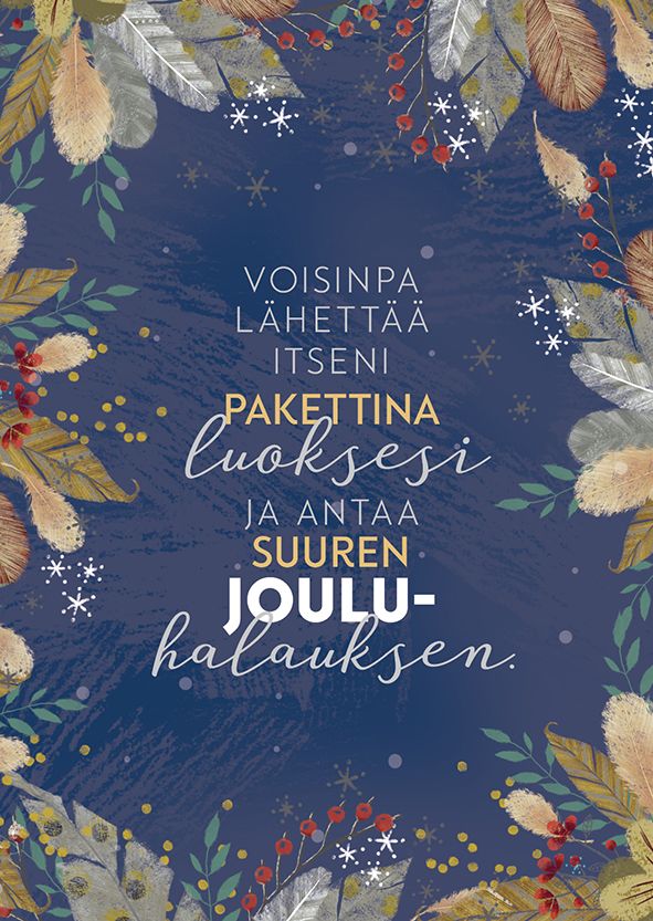 P Joulukortti Hidasta Elämää - Jouluhalaus