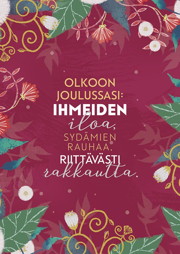 P Joulukortti Hidasta Elämää - Ihmeiden iloa