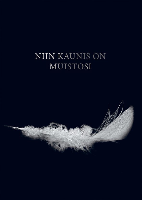 2-osainen kortti suru Verna Kovanen - Sulka ilmassa