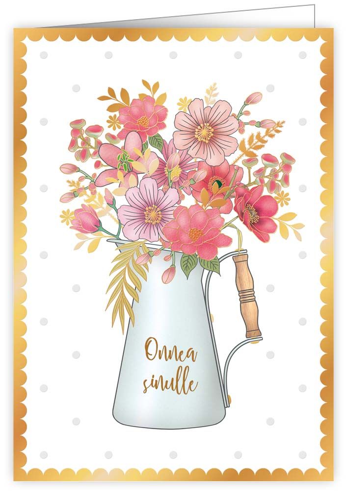 2-osainen kortti Quire - Kukkakannu