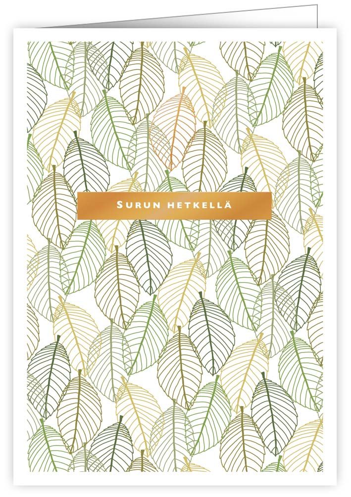 2-osainen kortti suru Quire - Surun hetkellä