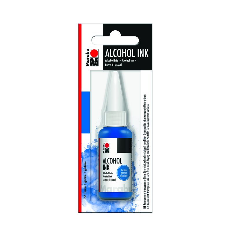 Marabu Alcohol ink 20 ml 057 gentian, sininen