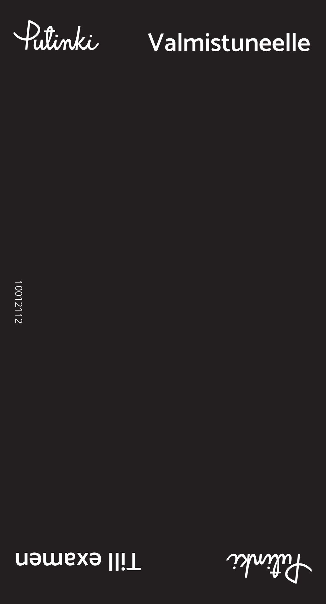 RIVIOPASTE VALMISTUNEELLE / TILL EXAMEN