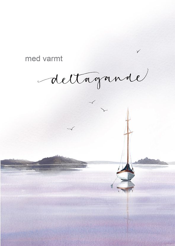 2-osainen kortti suru Henna Adel - Med varmt deltagande