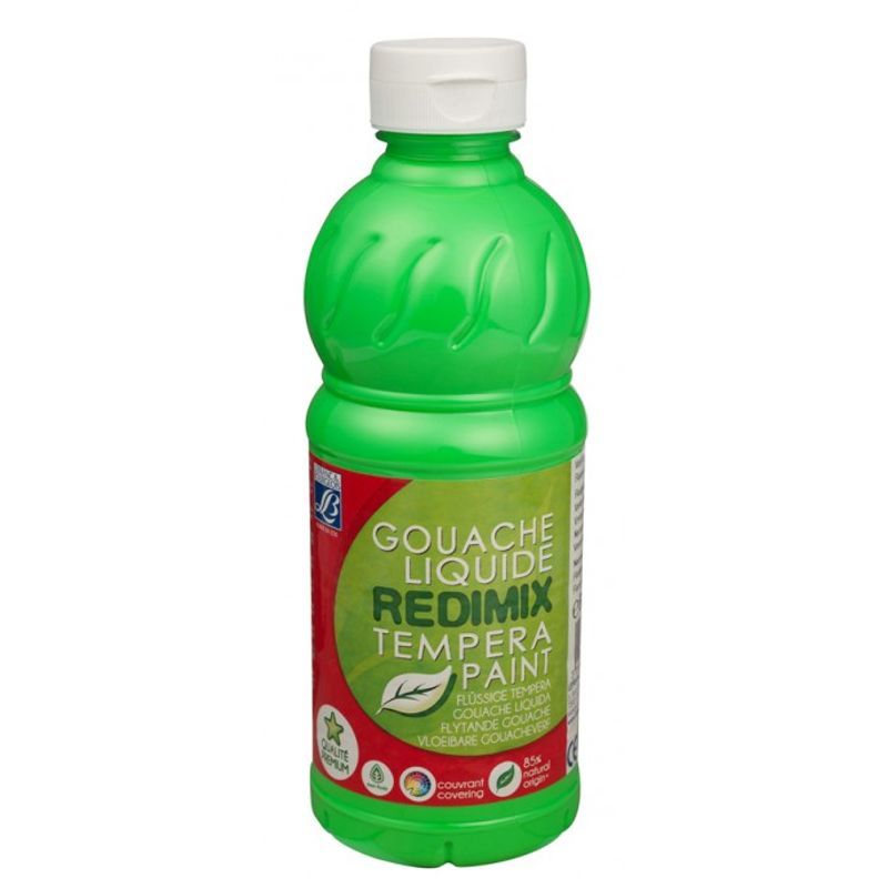 LB Redimix 500ml 565 (021) Fluorescent green, 500ml valmisväri fluor. vihreä