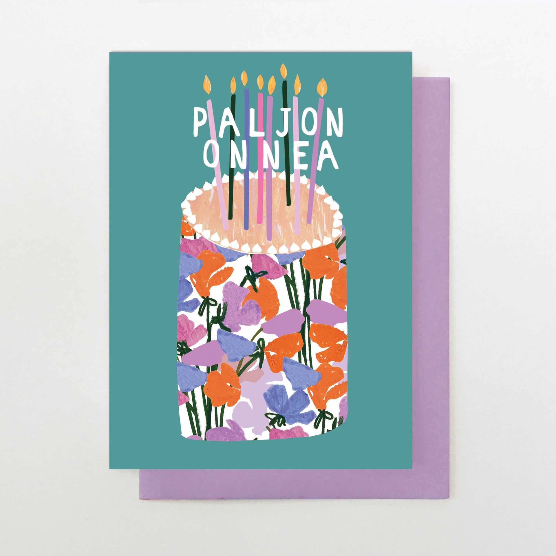 2-osainen kortti STC Sweetpea - Syntymäpäiväkakku