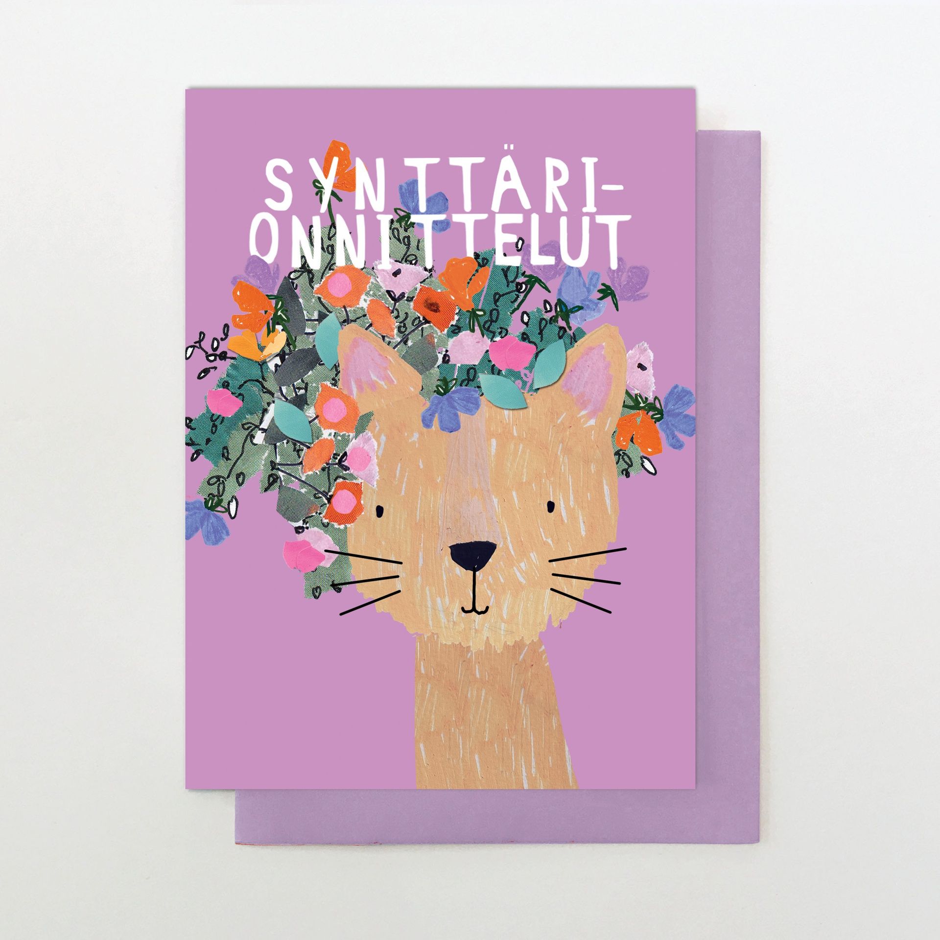 2-osainen kortti STC Sweetpea - Syntymäpäiväkissa