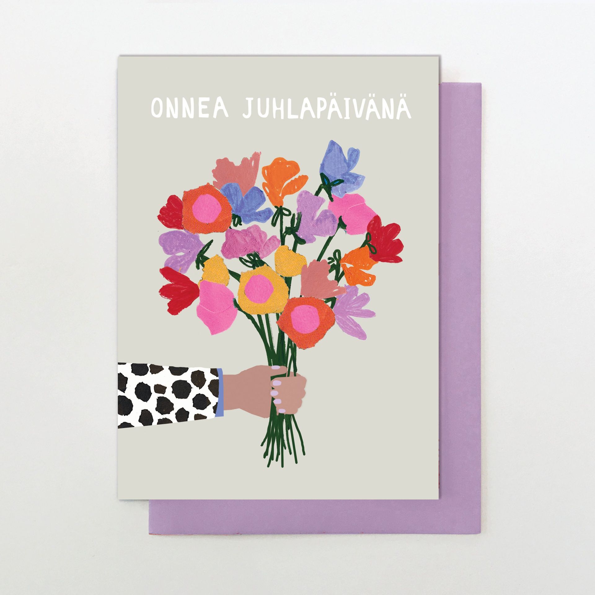 2-osainen kortti STC Sweetpea - Kukkakimppu