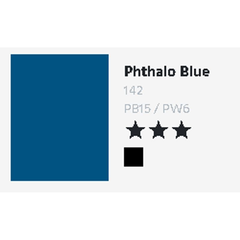 T DR Aquafine Gouache 142 15ml Phthalo Blue