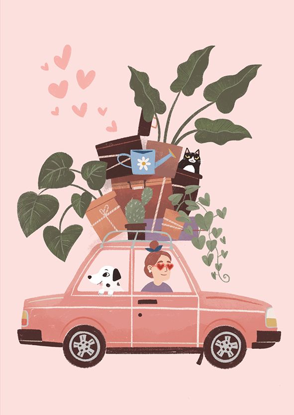 2-osainen kortti Kaisu Sandberg - Muuttopäivä