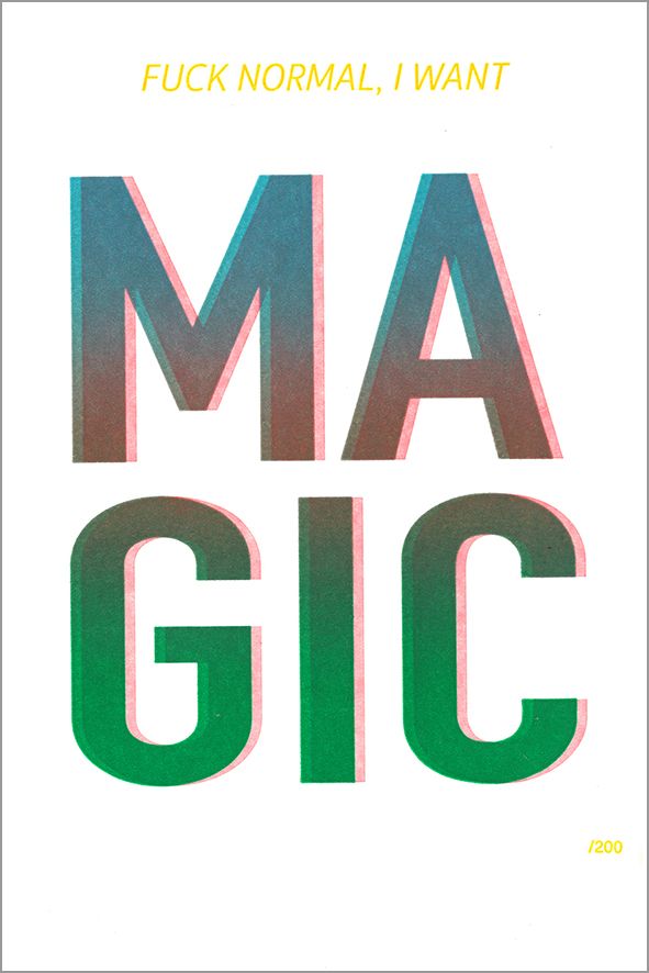 Kohopainettu juliste Putinki Design - Magic